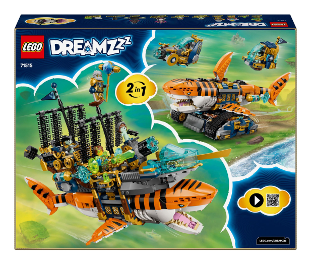 LEGO DREAMZZZ 71515 Rekinoczołg tygrysi - 1473530 - zdjęcie 15